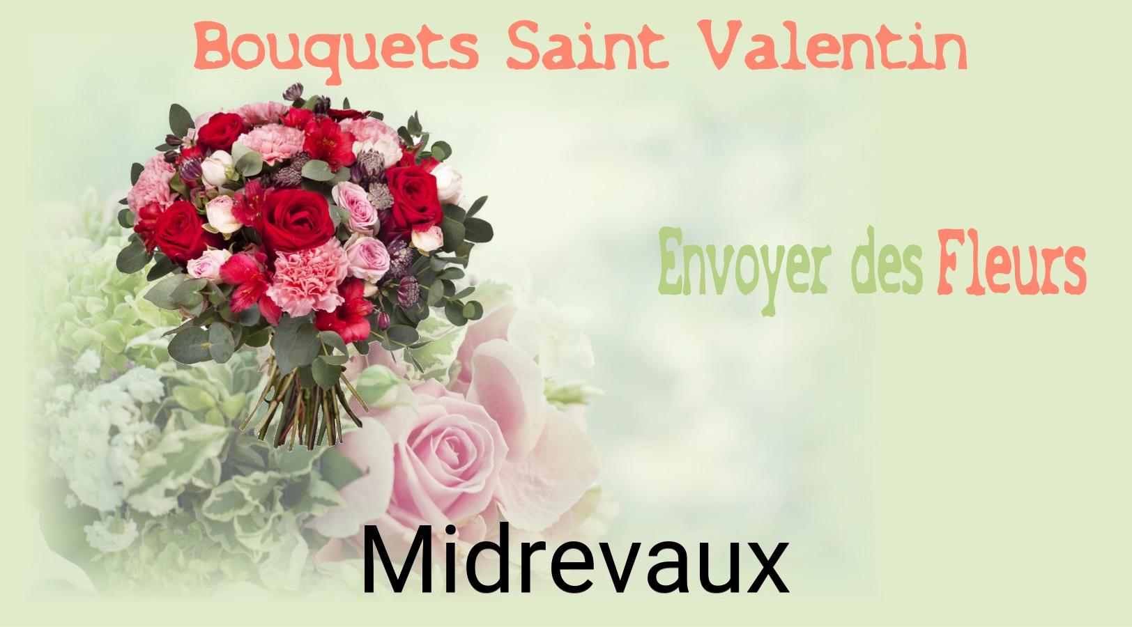Roses de Saint-Valentin livrées à Midrevaux